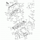 Mule 610 4x4 XC (KAF400-DGF) Детали рамы (фронт)