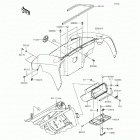 Mule 610 4x4 (KAF400-AGF) Передний ящик
