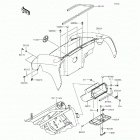 Mule 610 4x4 SE Fleet (KAF400-GGF) Передний ящик