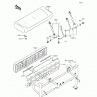 Mule 4010 4x4 SE (KAF620-TGF) Сидение