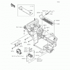 Mule 610 4x4 XC SE (KAF400-FGF) Крепление двигателя