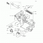 Mule 610 4x4 XC (KAF400-DGF) Крепление двигателя