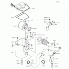 Mule 610 4x4 (KAF400-AGF) Air cleaner(cn)