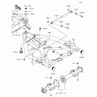 Mule 610 4x4 XC (KAF400-DGF) Маятник