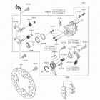 Mule PRO-FX EPS (KAF820-FGF) Задний тормоз