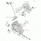 Mule 610 4x4 XC SE (KAF400-FGF) Масляный насос  /  масляный фильтр