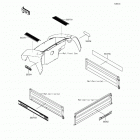 Mule 610 4x4 XC SE (KAF400-FGF) Decals(black)(fgf)