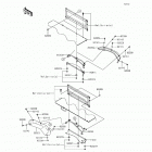 Mule 4010 Trans4x4 SE (KAF620-VGF) Заднее крыло