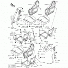 Teryx4 LE (KRT800-GGF) Сидение
