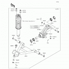 Mule 4010 4x4 SE (KAF620-TGF) Передняя подвеска