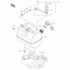 Mule 610 4x4 XC SE (KAF400-FGF) Топливный бак