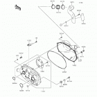 Mule 610 4x4 XC Camo (KAF400-EGF) Крышка вариатора