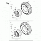 Mule 610 4x4 XC SE (KAF400-FGF) Wheels  /  tires