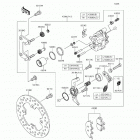 Mule PRO-FXT EPS (KAF820-BGF) Задний тормоз