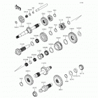 Mule PRO-FX EPS (KAF820-FGF) Трансмиссия