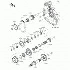 Mule 610 4x4 (KAF400-AGF) Трансмиссия