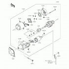 Mule 610 4x4 (KAF400-AGF) Стартер