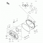 Mule 600 (KAF400-BGF) Крышка вариатора