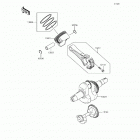 Mule 610 4x4 XC SE (KAF400-FGF) Crankshaft  /  piston(s)