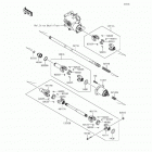 Mule 610 4x4 XC (KAF400-DGF) Кардан