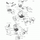 Teryx LE (KRF800-GGF) Детали рамы (фронт)