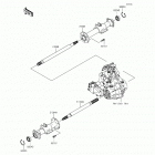 Mule 610 4x4 SE Fleet (KAF400-GGF) Задняя ось
