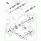 Mule 610 4x4 SE Fleet (KAF400-GGF) Передний привод