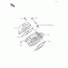 Mule 610 4x4 XC (KAF400-DGF) Головка цилиндра