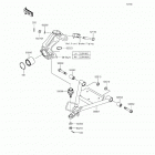 Mule 610 4x4 (KAF400-AGF) Подвеска