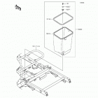Mule 610 4x4 XC (KAF400-DGF) Optional parts(frame)