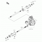 Mule 610 4x4 XC (KAF400-DGF) Задняя ось