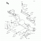 Mule 4010 4x4 (KAF620-MGF) Боковые крышки  /  крышка цепи