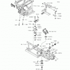 Mule PRO-FX EPS (KAF820-FGF) Крепление двигателя