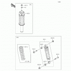 Mule 610 4x4 SE Fleet (KAF400-GGF) Амортизатор
