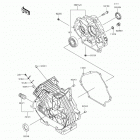 Mule 610 4x4 XC (KAF400-DGF) Картер