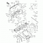 Mule 610 4x4 XC Camo (KAF400-EGF) Детали рамы (фронт)