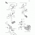 Teryx (KRF800-FGF) Brake pedal  /  throttle lever