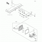 Mule 610 4x4 XC SE (KAF400-FGF) Фонарь