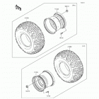 Mule 4000 (KAF620-PGF) Wheels  /  tires