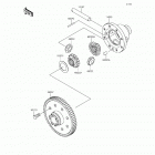Mule 610 4x4 XC SE (KAF400-FGF) Дефференциал