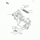 Mule 600 (KAF400-BGF) Крепление двигателя
