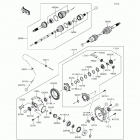 Mule 610 4x4 XC SE (KAF400-FGF) Передний привод