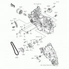 Teryx4 (KRT800-FGF) Масляный насос  /  масляный фильтр