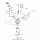 Mule 600 (KAF400-BGF) Карбюратор