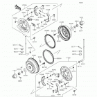 Mule 4010 Trans4x4 SE (KAF620-VGF) Front hubs  /  brakes