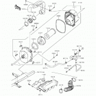 Mule PRO-FX EPS (KAF820-FGF) Воздухозаборник