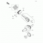 Mule 610 4x4 XC (KAF400-DGF) Crankshaft  /  piston(s)