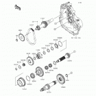 Mule 610 4x4 XC (KAF400-DGF) Трансмиссия
