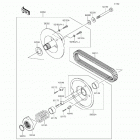 Mule 610 4x4 (KAF400-AGF) Driven converter  /  drive belt
