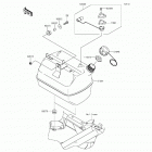 Mule 600 (KAF400-BGF) Топливный бак